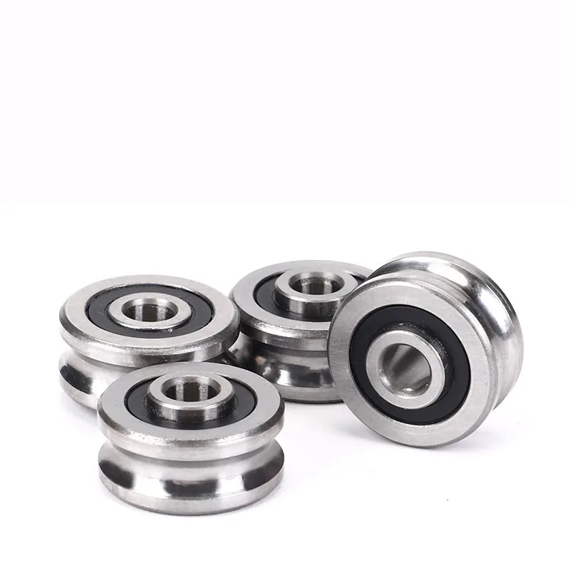 SG10 SG15 SG20 SG25 SG66 M4 M5 M6 M8Screw Bolts Bearing U-groove Track Guide Roller Bearing Textile Machine Pulley Bearings 5set