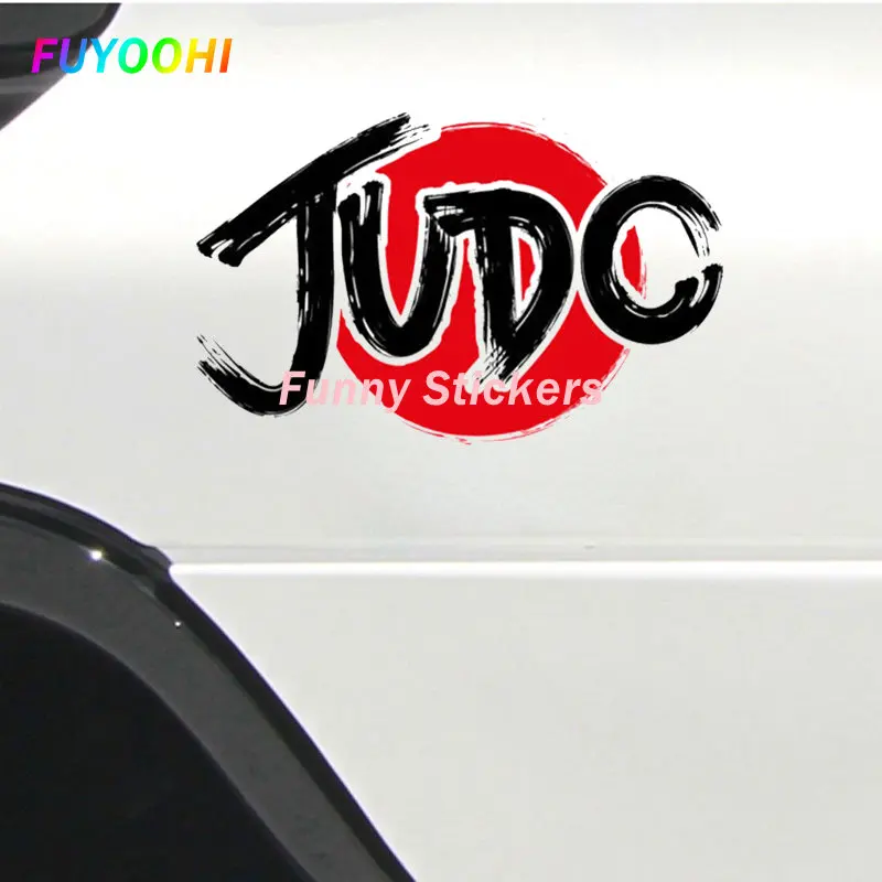 

FUYOOHI Fashion Sticker Lnterest Decal JUDO Logo Reflective Personality Car Sticker Motorcycle Accessories Car Window Decals