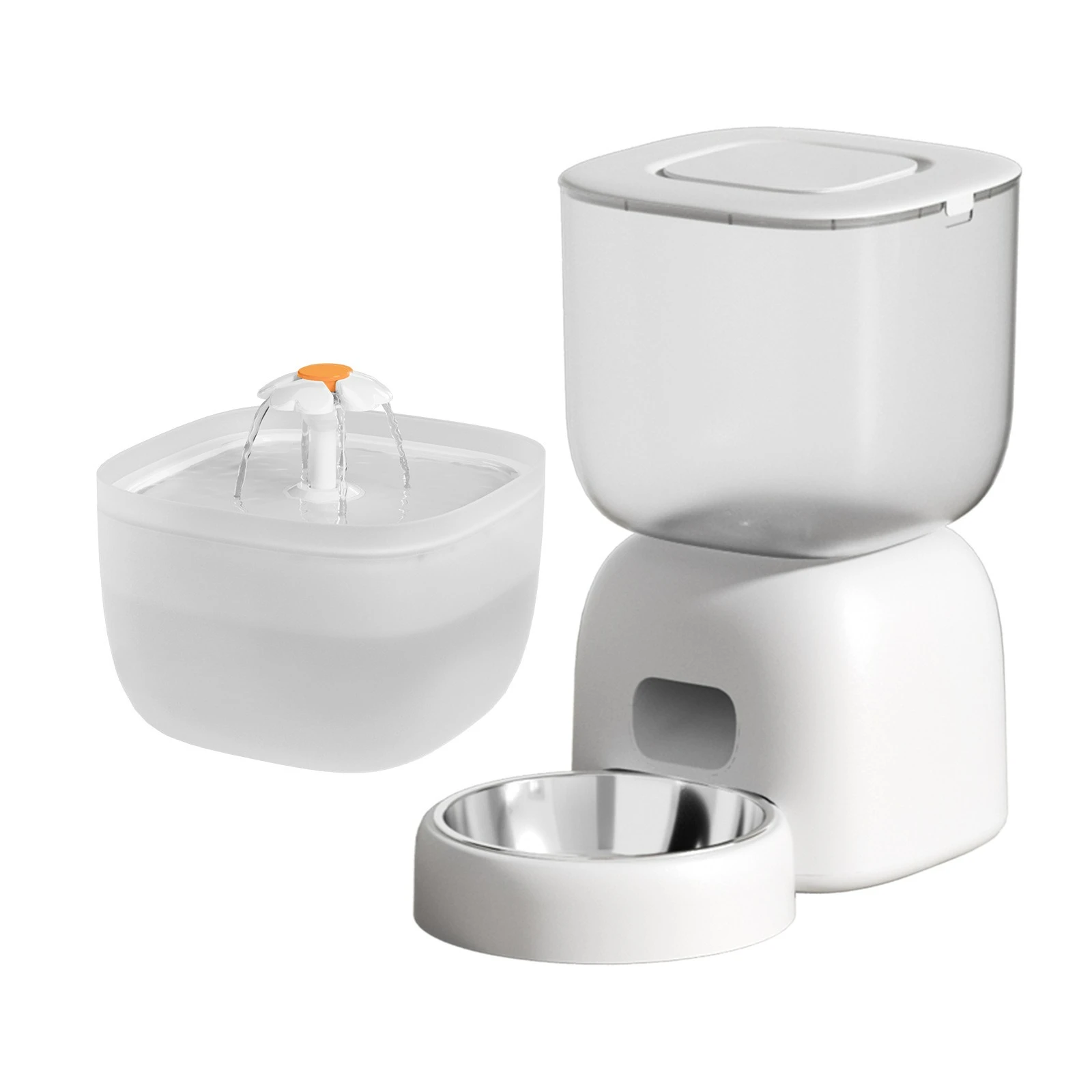 Набор версии автоматического дозатора воды для кормления домашних животных, оптовая продажа, удобное хранение, небольшая упаковка, набор для кормления кошек и собак