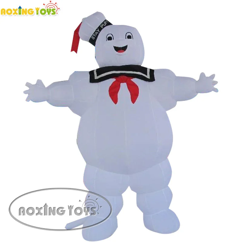 

Outdoor Giant Inflatable Ghostbuster Stay Puft Marshmallow Man Character Cartoon Model For Advertising Yard Event Decoration