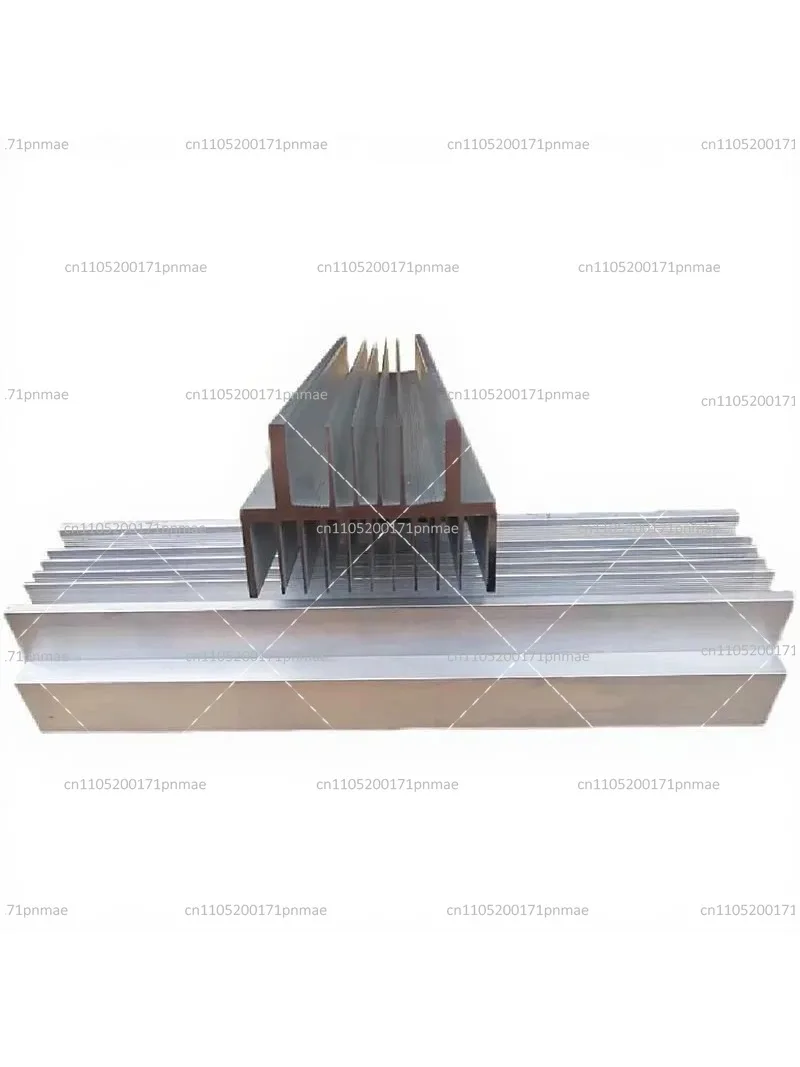 305mm 2U Aluminum Alloy Heat Sink for Power Amplifier High Power Thermal Radiator Electronic Components