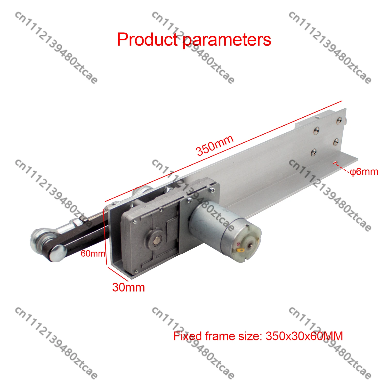 Reciprocating Cycle Linear Actuator DC 24V, Gear Adjustable Telescopic DIY Motor with Speed Controller,Stroke 3-15CM Drive Motor