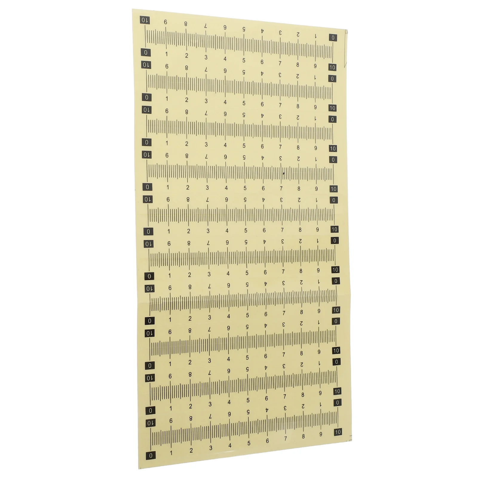 

20 Sheet Scale Sticker Tape Center Finding Ruler Waterproof PVC Fish Measuring Self Adhesive Measure Tape Ruler Peeling Sticking