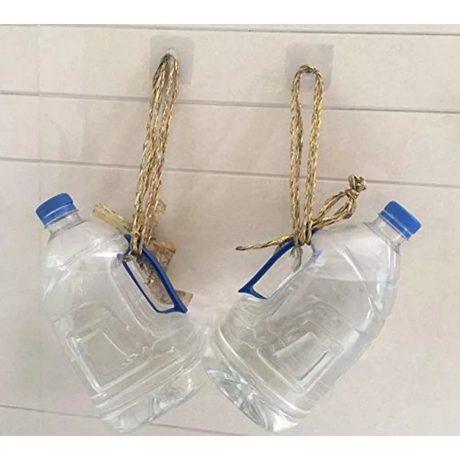 FIGO 10 عبوات 15 ماكس خطاف جدار صغير سلس لاصق شفاف سلس خطاف عملي إبداعي جدًا لـ Drillfr #3