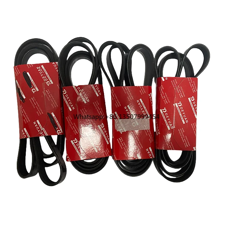 

E13C SS1E SH1E Fan Belt 9001-45283A SZ910-45283 9001-45592 for Hino 700 Diesel Engine Spare Parts Excavator Accessories