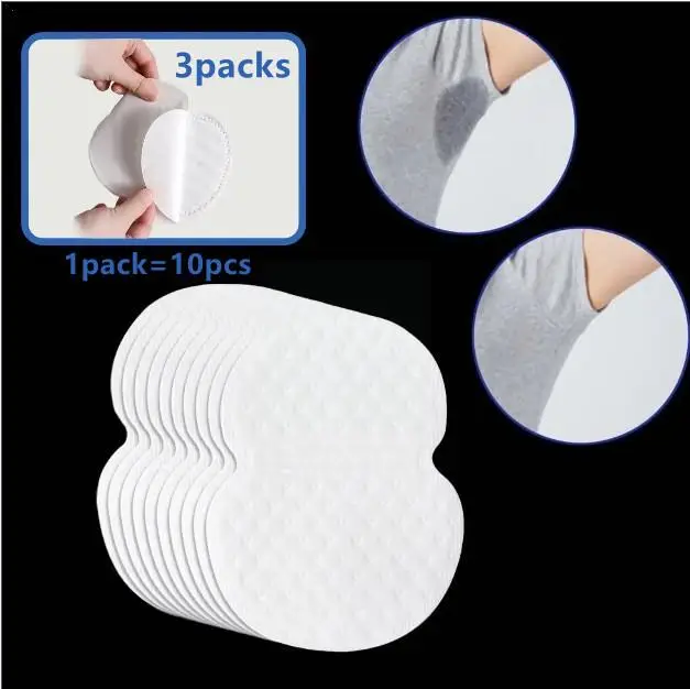 30pcs Underarm Sweat Pads Absorb Liners Underarm Gasket From Sweat Armpit Stickers Anti Armpits Pads For Clothes Deodorant