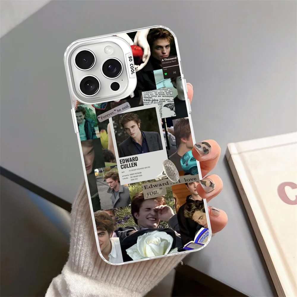 TV Twilight Isabella Edward Cullen Phone Case For iPhone 16 15 14 13 12 11 Pro Max X XR XSMAX Matte Shockproof Back Cover