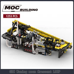 MOC Building Blocks GBC Module Waning Moon Crescent LOOP DIY Assembly Creative Toys Motor Technology Bricks Collection Gifts