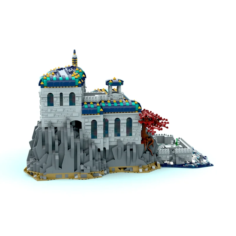 6945 stücke MOC Oriental Architektur Serie Orientalischen Palast Traditionellen Stil DIY Modell Bausteine Geburtstag Spielzeug Geschenk