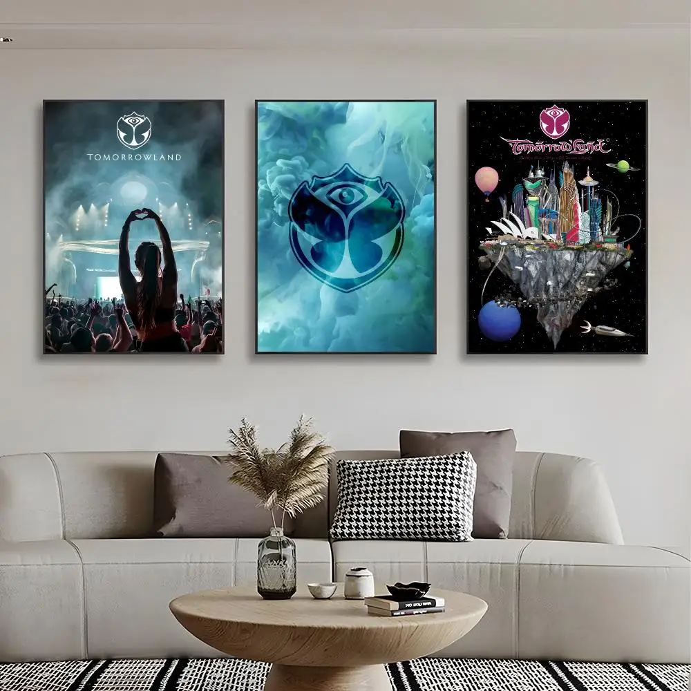 Festival Music Tomorrowland Poster Classic Home Interior Artwork & Stylish Room Decoration