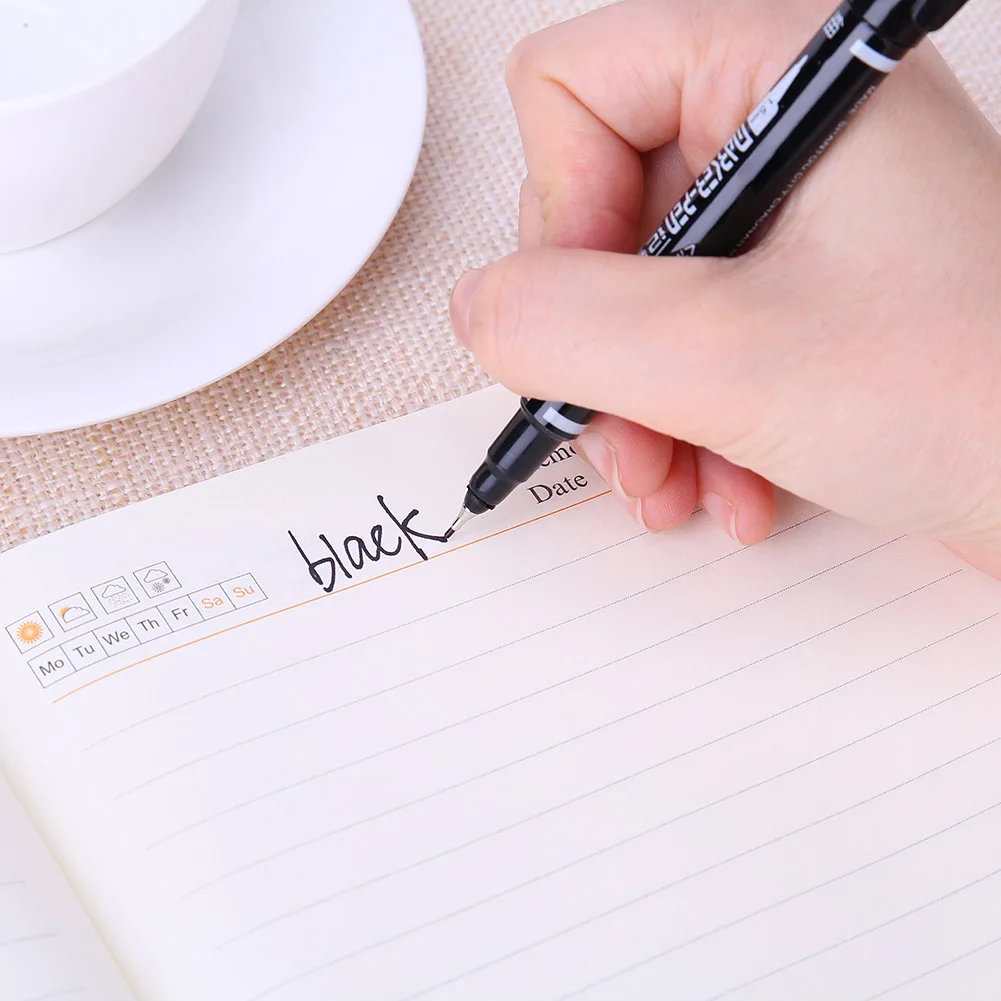 

Двуглавый маркер на масляной основе, водостойкий масляный маркер 0,7 мм и 1,5 мм, маслянистая ручка для граффити для рисования, маркировки