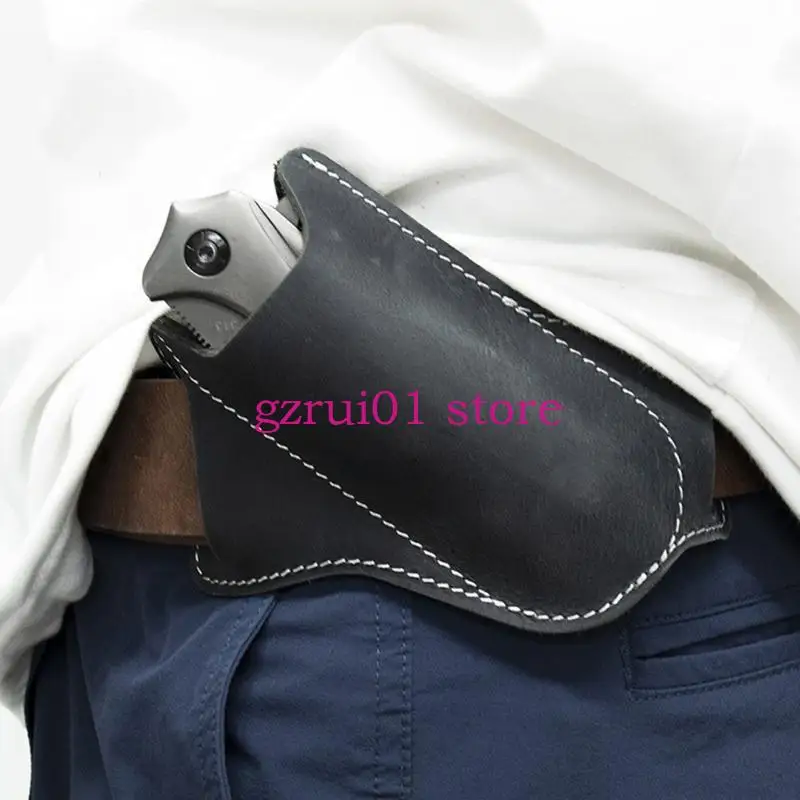 652A Secure PU Leather Cutter Belt Sheath for Quick Access and Protective Case