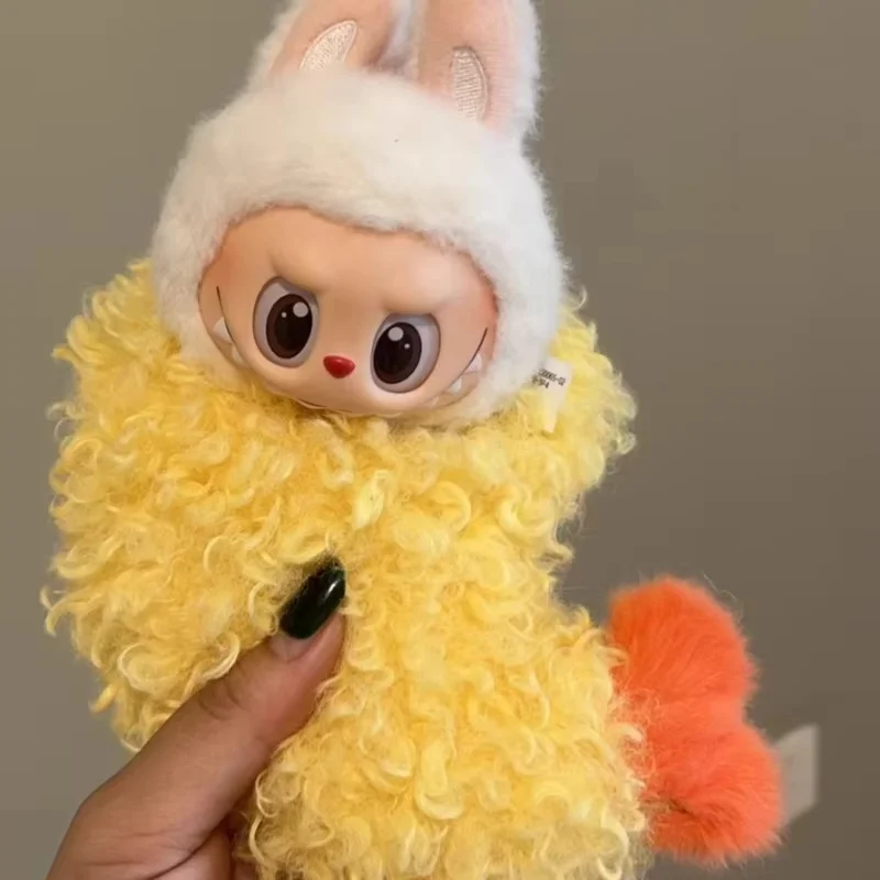 New Instock For labubu clothes The Monster Fried Shrimp Costume Tempura Clothes  Original Vinyi Doll Ido Collect gift