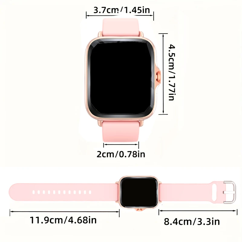 Smart watch, can answer and make calls, message reminder, multiple APP reminders, suitable for men and women, custom wallpaper