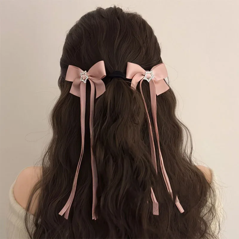 New Bows Hair Clips Bow Barrette Headband for Girl Hair Bow Ribbon Hair Clip FJBJ06