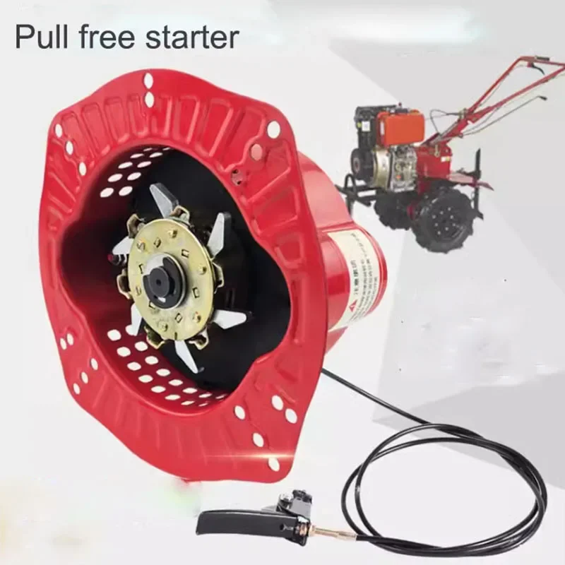 

Non Pull Starting Diesel Engine Easy To Start Non Pull Air-cooled Diesel Engine Small Hand Cranked Tiller Accessories