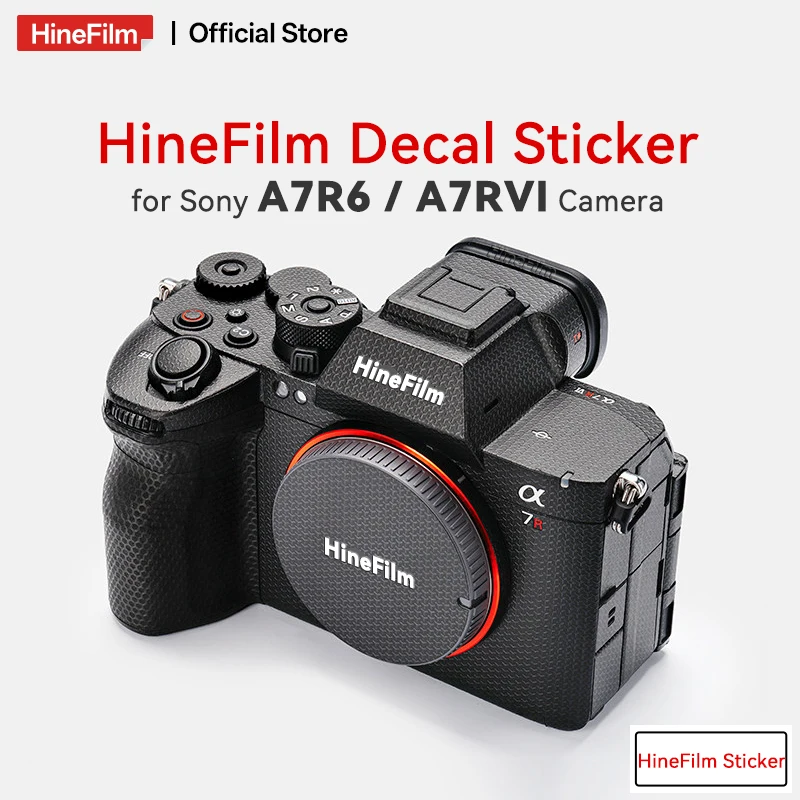 Hinefilm Skin für Sony A7R6 A7RVI Kamera-Aufkleber A7R VI Dekor-Skin für Sony Alpha 7R VI Kamera Schutzfolie A7RM6 Skin