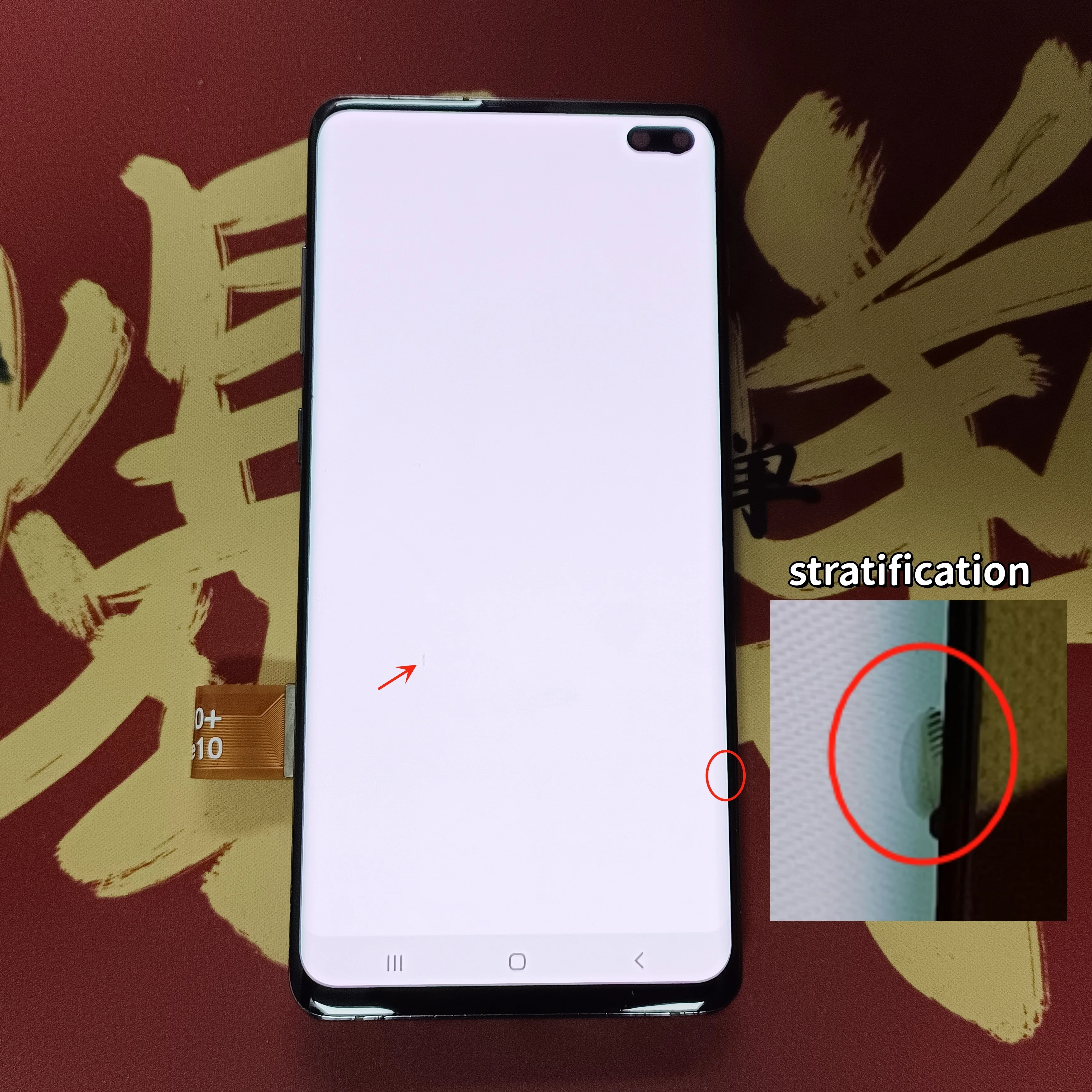 Super Amoled S10+lcd For Samsung Galaxy S10 Plus Display G975 Sm-g975f/ds G975fn Touch Screen Digitizer Assembly With Frame