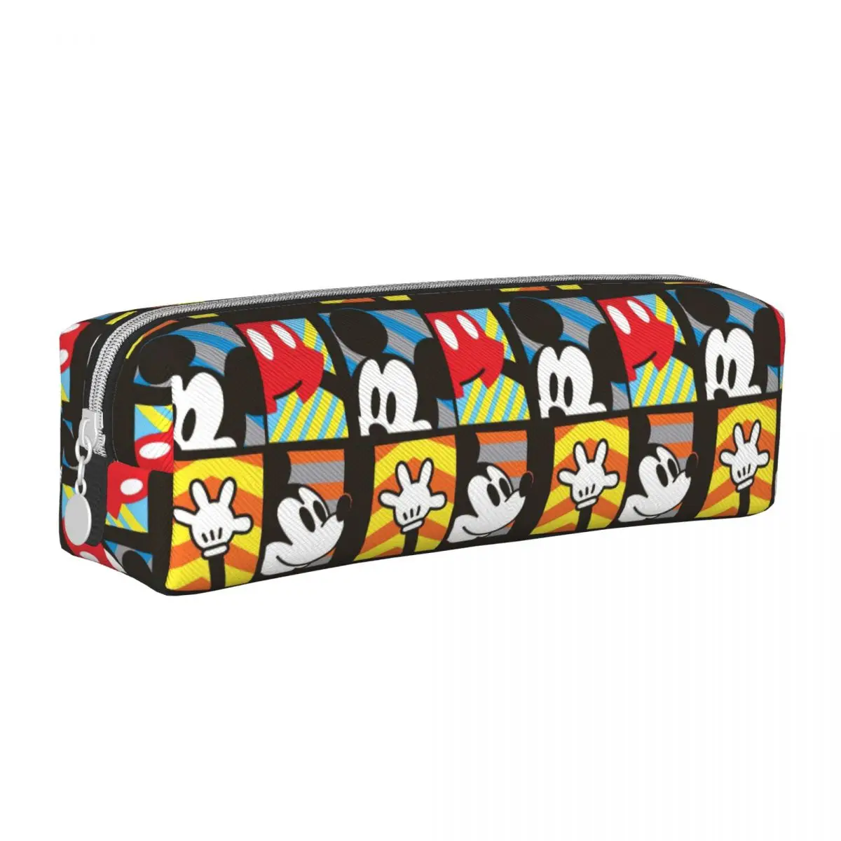 Cartoon Anime Figures Mickey Mouse Pencil Case Pencilcases Pen Holder for Student Big Capacity Bag Office Zipper Stationery