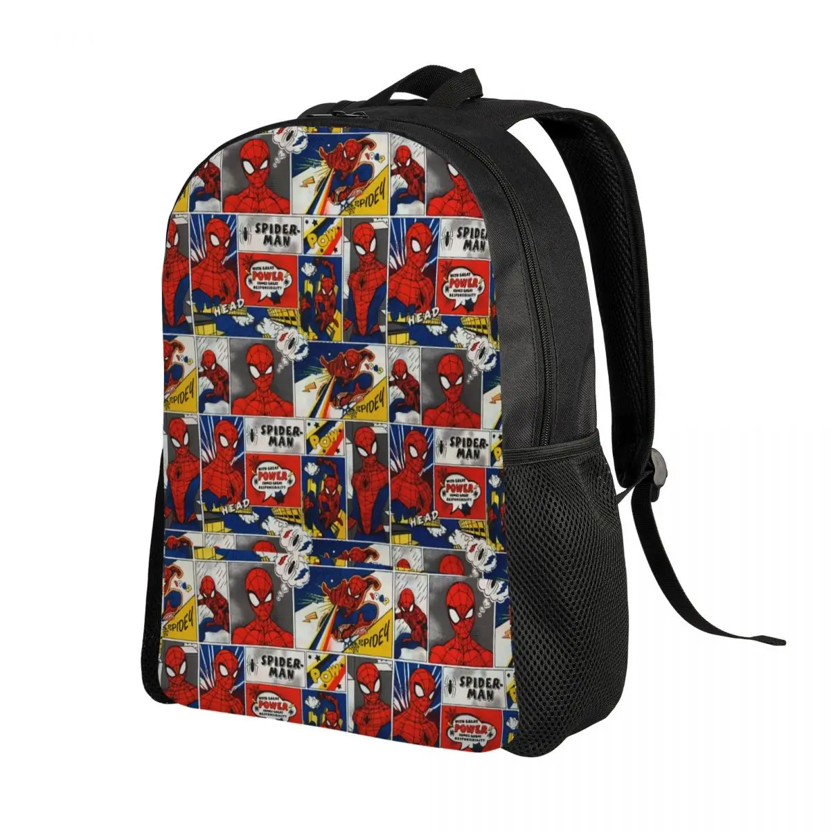 Custom Marvel Superhero Laptop Backpack Men Women Fashion Bookbag for College School Student Spider Man Collage Bag