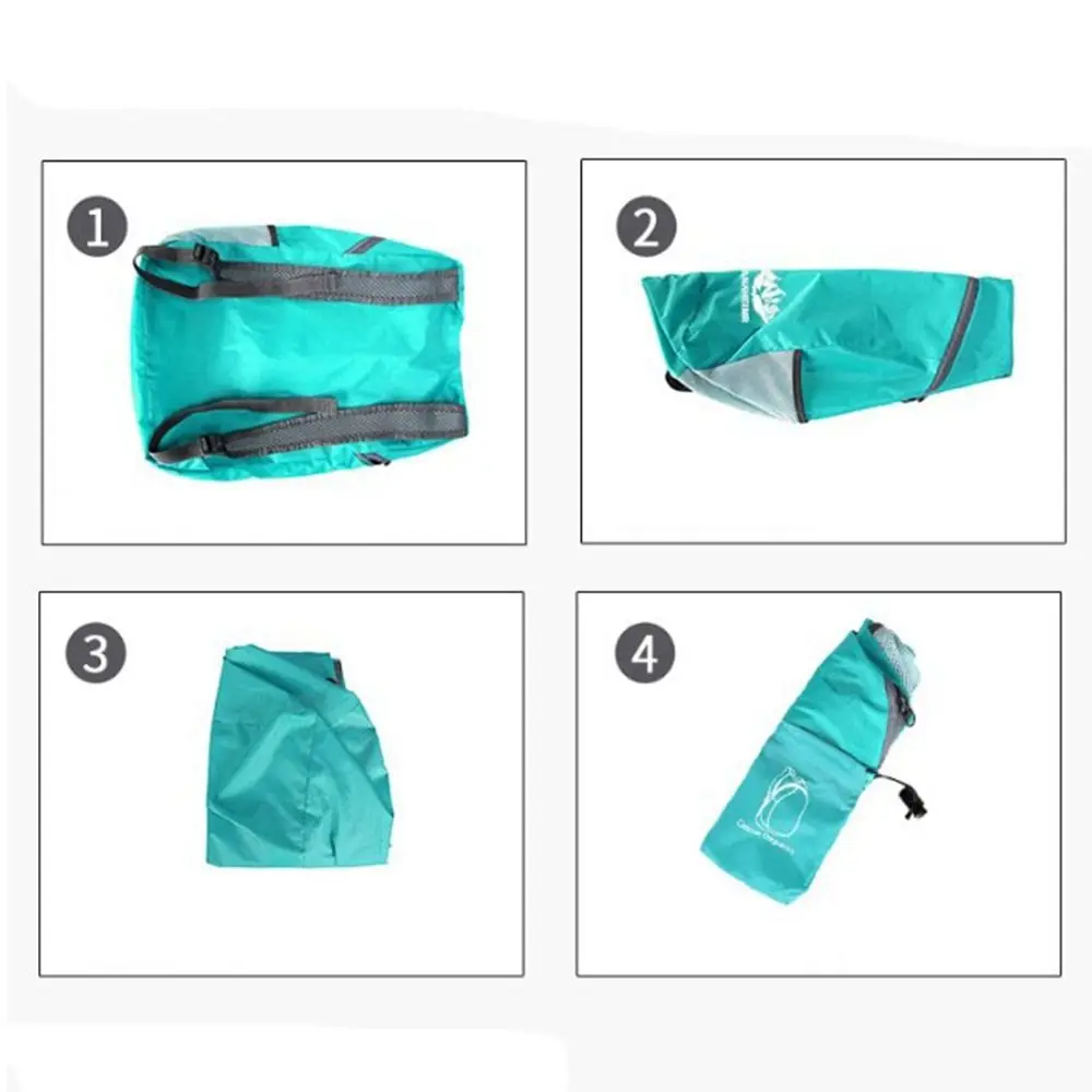8 Farben Faltbarer Nano Wasserdichter Leichter Packbarer Rucksack Reise-Tagesrucksack für Männer und Frauen Faltbare Praktische Tasche – Detail 11