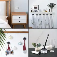 3PCS Non Punching Dishwashing Cloth Storage Clip Dishcloth Clip Kitchen Household Gloves Hook Towel Rack Hole Clip Wall Hanging 4