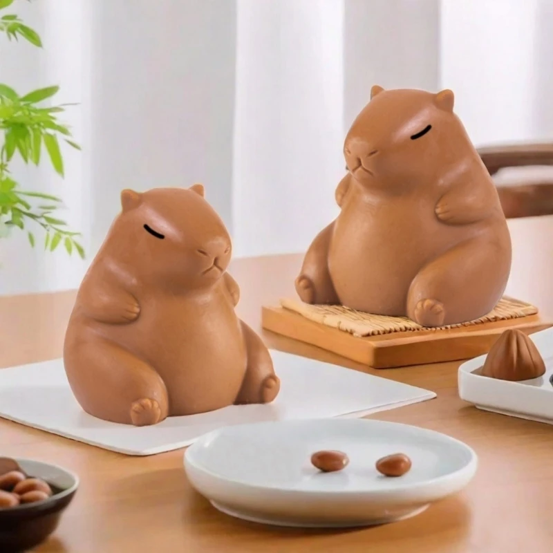 Cartoon Capybara 3D Silicone Mold for Fun Baking Perfect for Chocolate Mousse Important Kitchen Gadget Baking Accessory A0KF