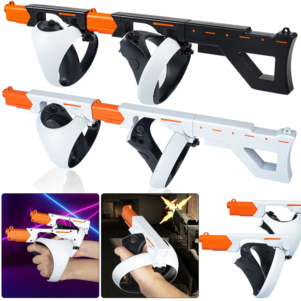 

Magnetic Gun Stock Adjustable Attachment for PS VR2 Controller Handle Controller Grip Shooter VR Games Gun Handle for PS VR2