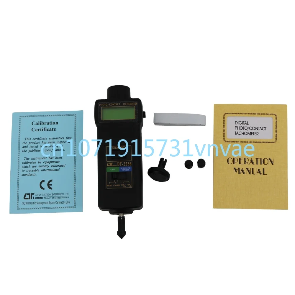 

DT-2236 Digital Tachometer Rotative Velocity Tester 5 To 99,999 RPM Photo/Contact Tachometer