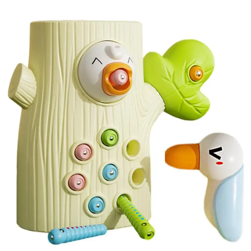 

Woodpecker Toy Fine Motor Skills Sensory Learning Toys Woodpecker Feeding Game Engages Interest For Kids Aids In Fine Motor