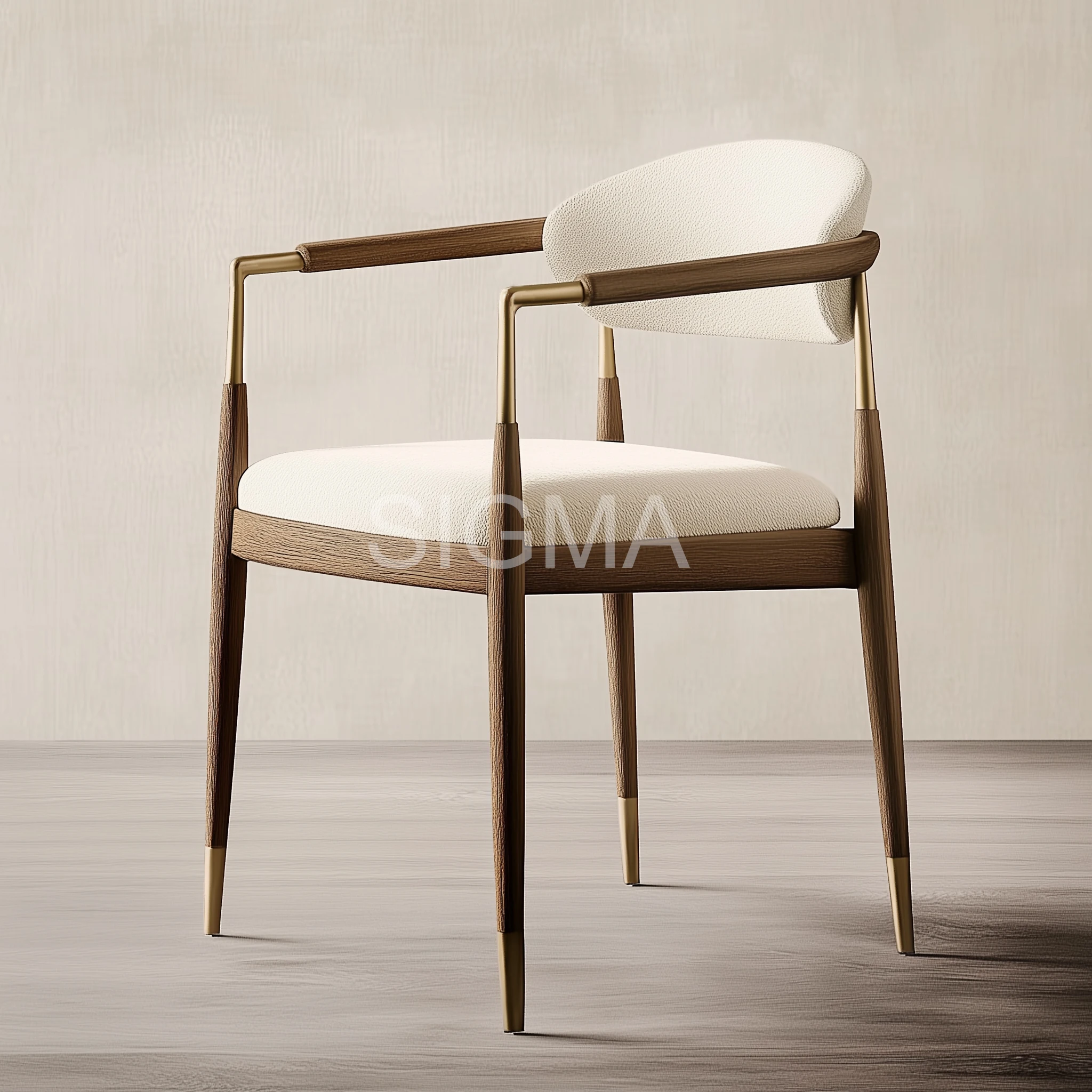 Sigma Luxury Modern Wood Dining Set Ladder Back Chairs-Eco-Friendly Durable Convertible Comfortable Home