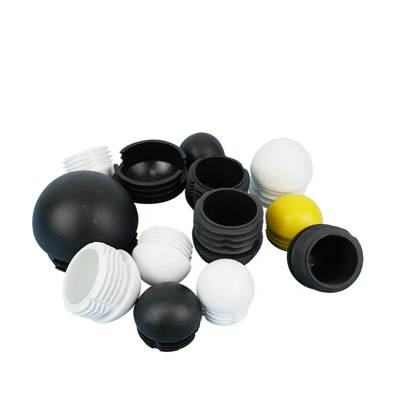 Dia 13-60mm Plastic Round Pipe Plug Tube End Caps Furniture Accessories Non Slip Chair Leg Foot Dust Cover Floor Protector Pad