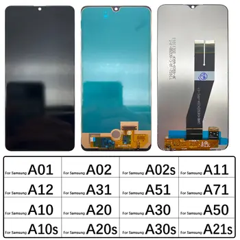 LCD displej s dotykovou obrazovkou, digitalizátor, sestava senzoru pro Samsung A01 A02 A02S A11 A12 A31 A51 A71 A10 A20 A30 A50 A10s A20s A21s 6 nejlepší prodej LCD a71 - №3