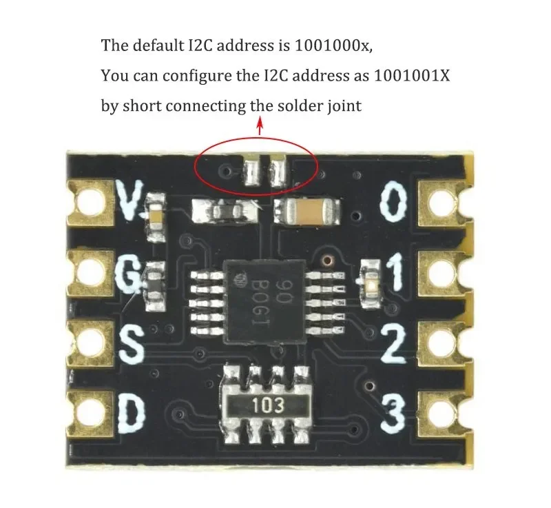 ZY ADS1115 Four 16-bit ADC Module I2C Communication Module ADC Sampling Channel ADS1115 Chip