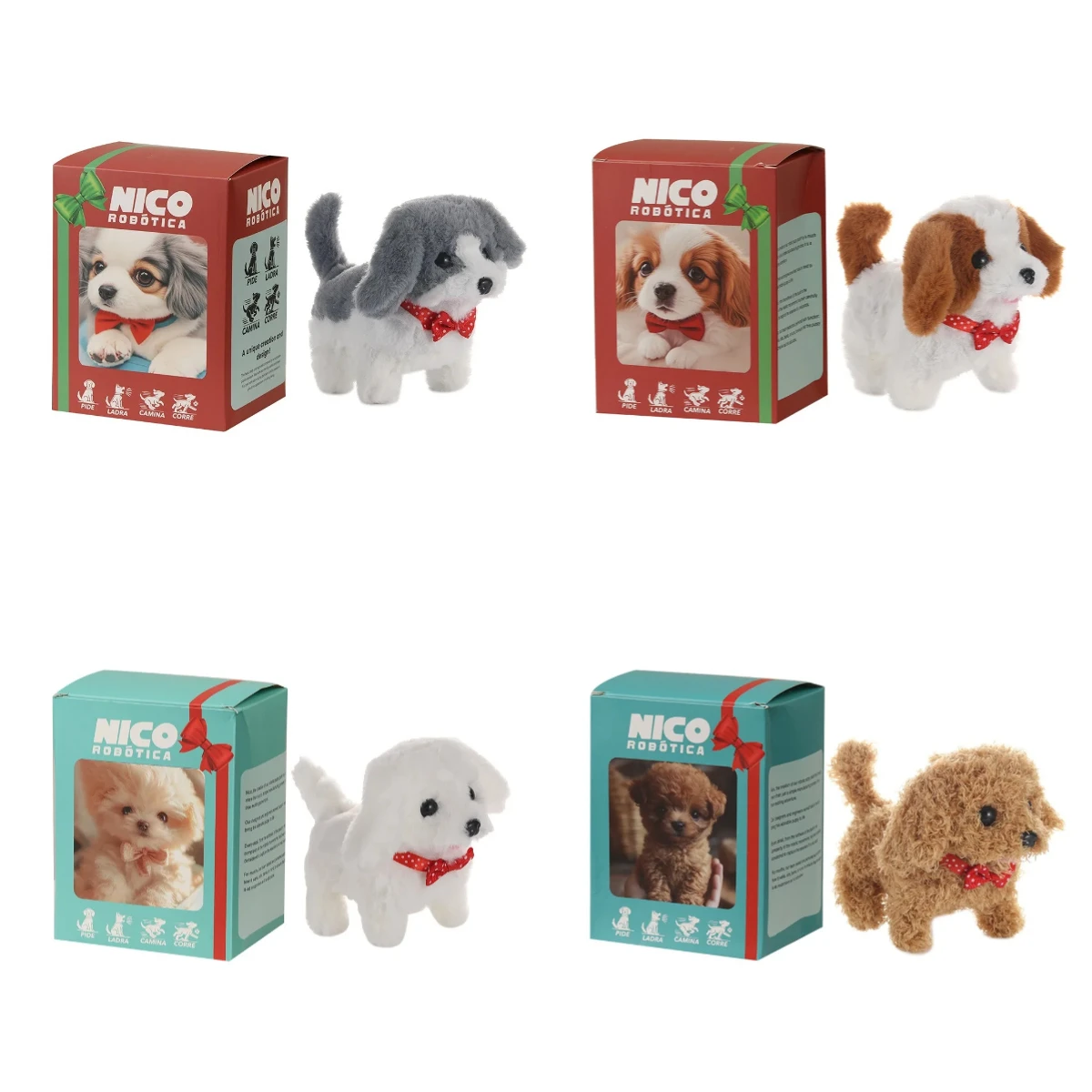 Brinquedo inteligente para crianças, caminhada e fala, cachorro de estimação, pelúcia macia, brinquedo interativo elétrico