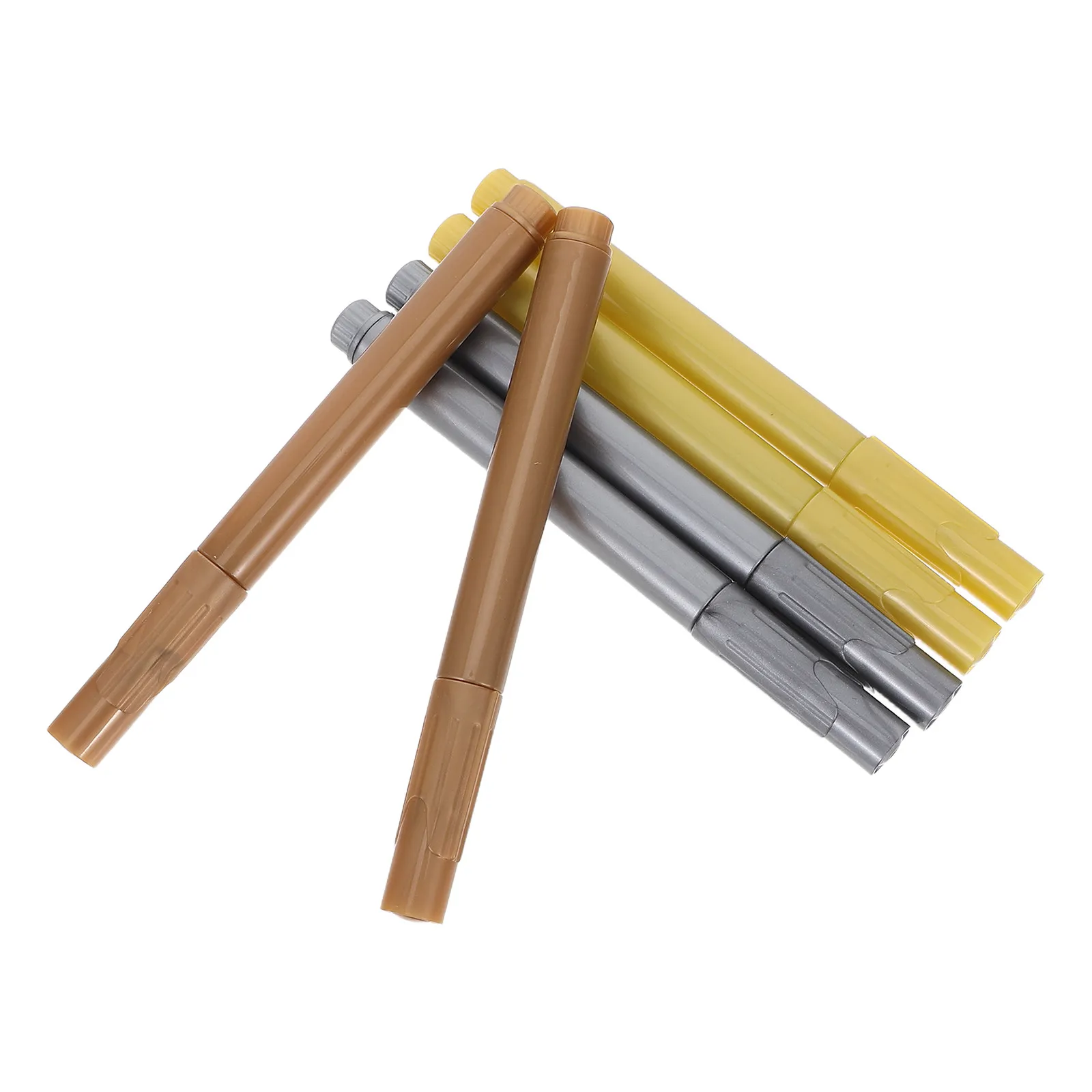 6Pcs Waterproof Stone Paint Marker Pen Quick Drying Permanent Touch-Up Headstone Engraving Letter Repair Memorial Inscription