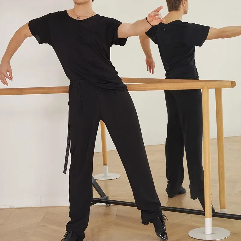 Pantalones personalizados tanto para hombres como para mujeres pantalones de estilo occidental con un sentido de drapeado traje de baile latino de alta gama abiti da sera