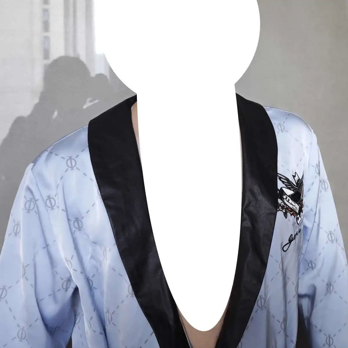 New Love And Deepspace Rafayel Qi Yu Fiesta Carnival Halloween Cos Cosplay Costumes Pajamas Bathrobe Blue Summer