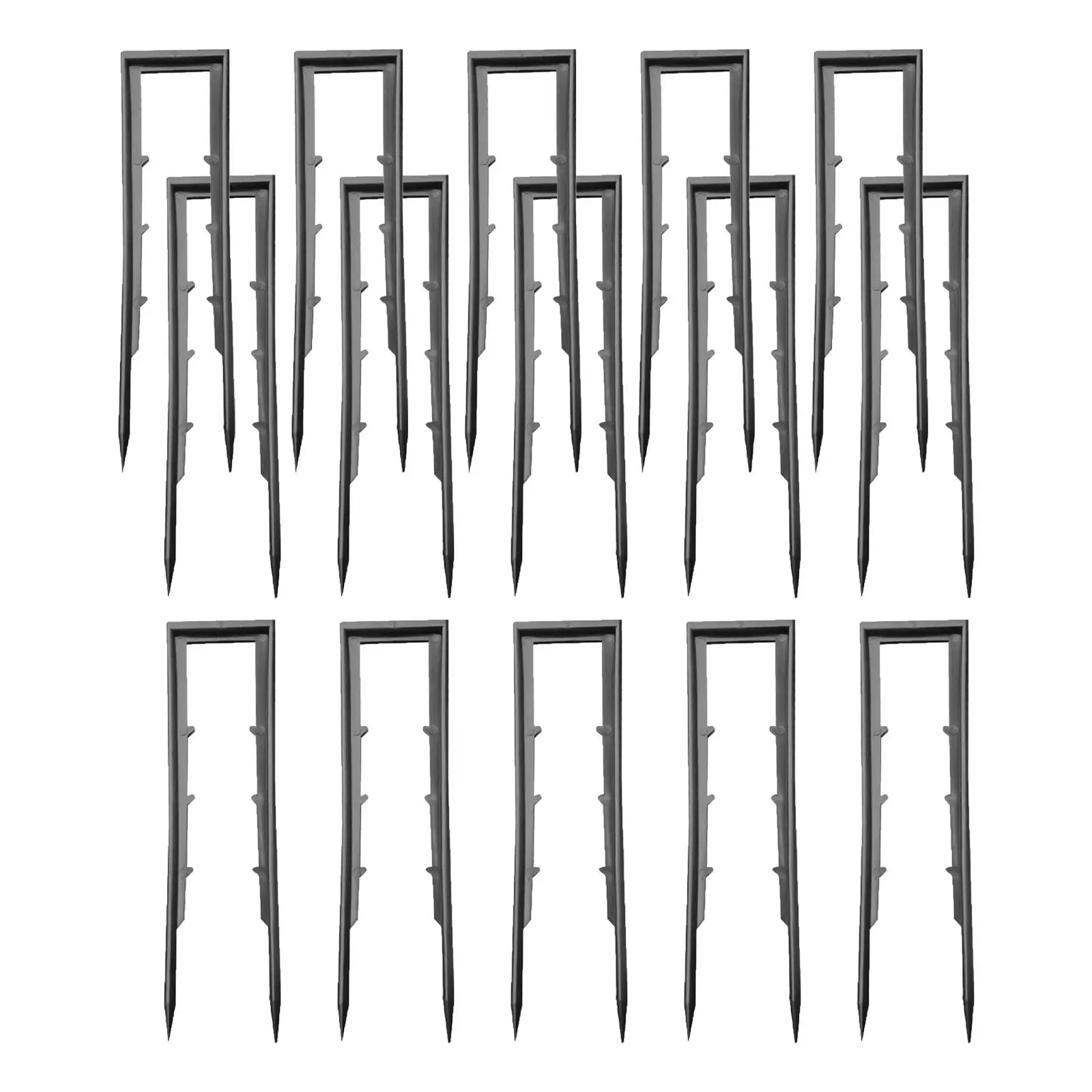 100 Pieces Landscape Staples Weed Barrier Stakes Pp U Shaped