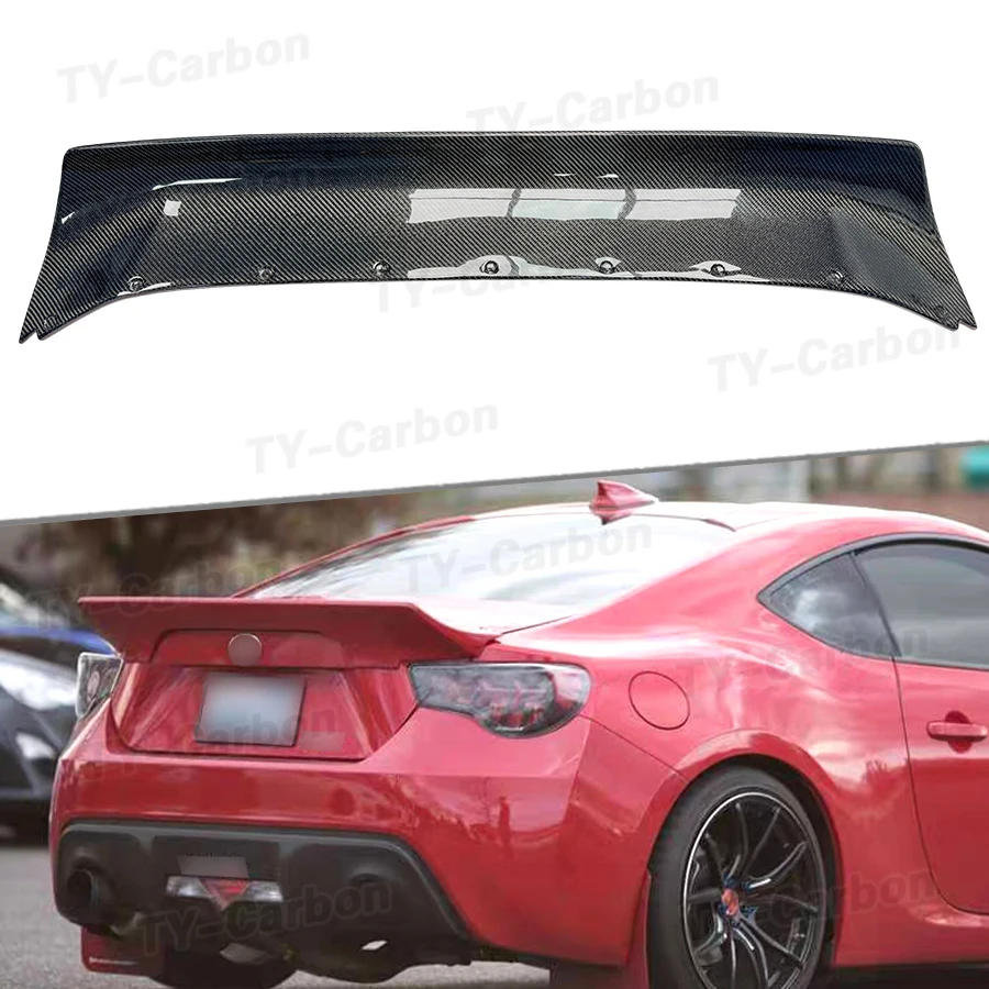 Real Carbon Fiber RB3 Style Wing Spoiler For Toyota GT86 Subaru Brz 2012-2019 Rear Spoiler Track Car Styling Accessories FRP