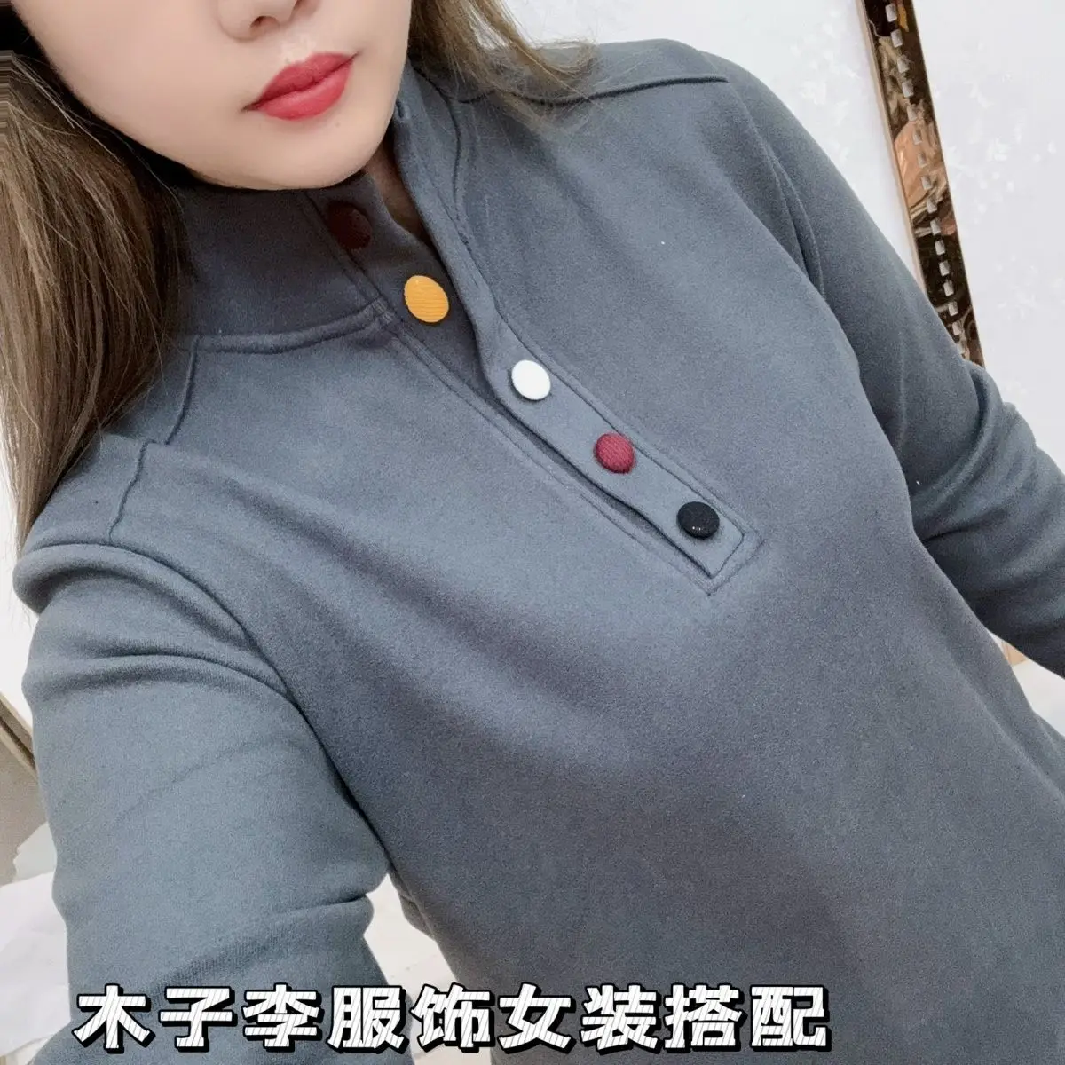 New Thickened High-neck Long-sleeved Double-sided Velvet Bottoming Slim-fit Autumn and Winter Style Top T-shirt