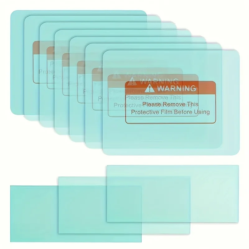 10 Buah Pelindung Lensa Las Penutup Pengganti Kepala Las 7 Pelindung Luar 11.5Cm X 8.8Cm, ​​3 Pelindung Bagian Dalam 10.8Cm X 5Cm