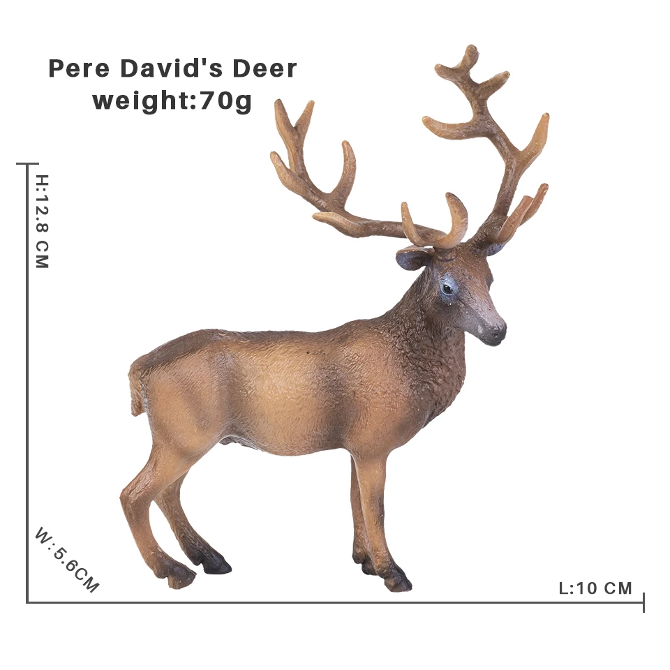 Solide Simulation wilde Zoo Tier Antilope Giraffe Panda Schwein Modell Action figuren Elefant Tiger Figuren Spielzeug für Kinder – Detail 7