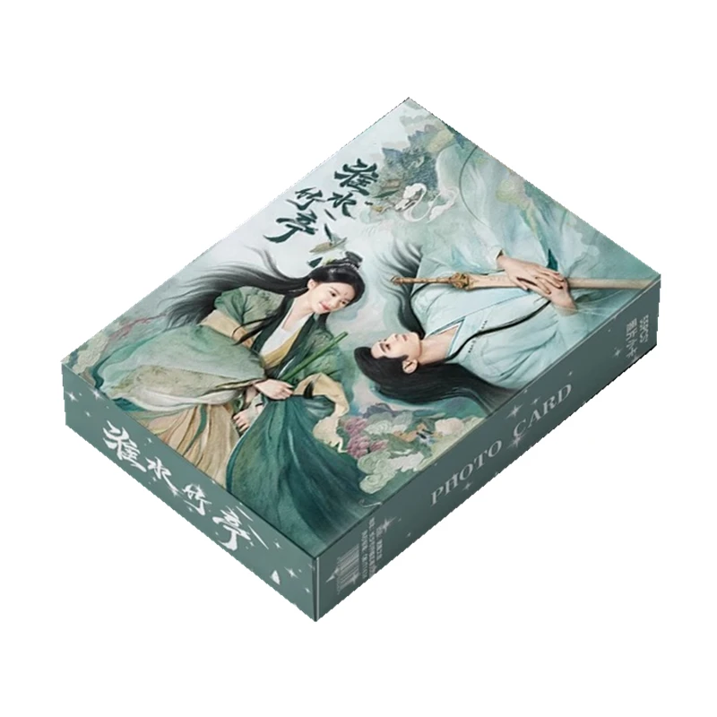 55枚/箱 ドラマ「愛のパビリオン」レーザーロモカード - 張雲龍＆劉詩怡 3インチフォトカード ファンギフト