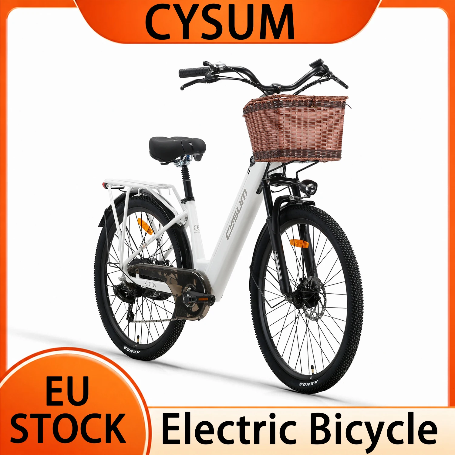 Rower elektryczny Cysum X-City 26'' 48V