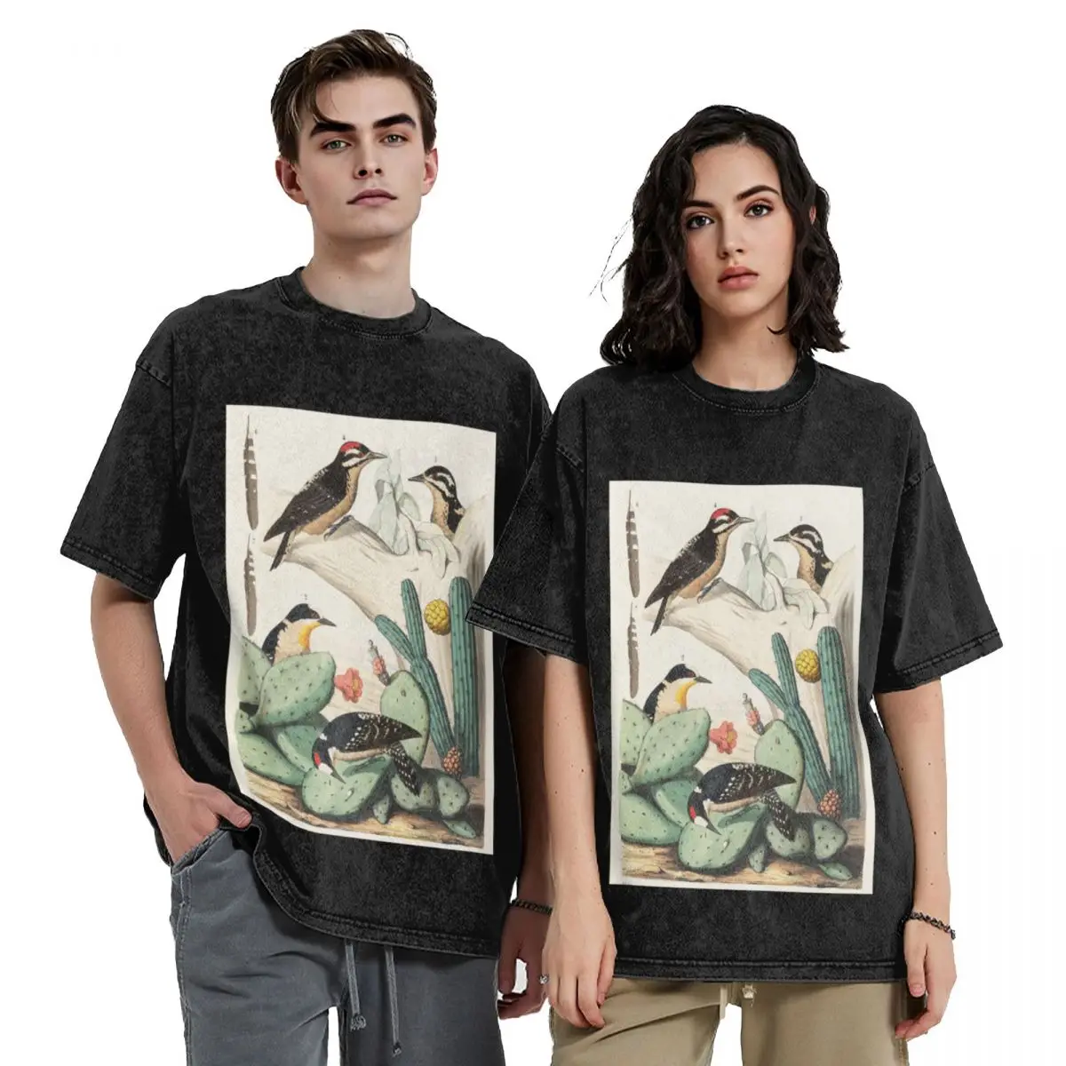 

Woodpeckers And Cacti T-Shirt shirts graphic plain blanks funny t shirts men