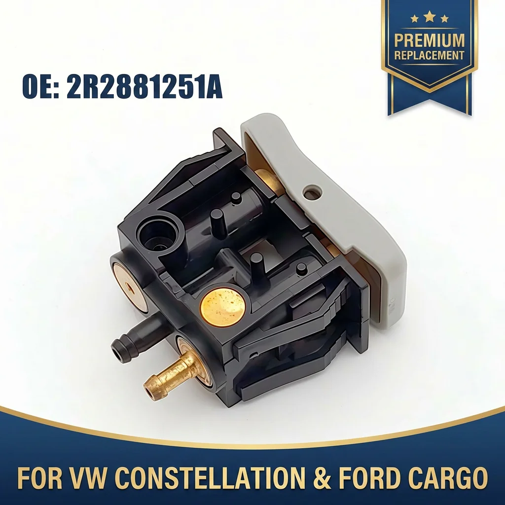 1 unidad 2R2881251A Interruptor de ajuste de válvula de asiento neumático para camión VW Constellation Delivery, Ford Cargo, Mercedes Axor