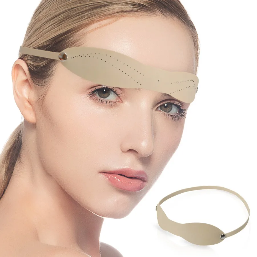 5pc Head-mounted Eyebrow Simulation Tattoo Pad. Eyebrow Tattoo Mask. Make-up Practice Tool, Suitable Novices and Tattoo Artists.