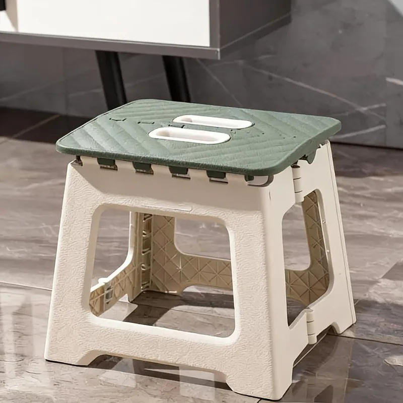 Folding Step Stool 1 Pack 310 Lbs Capacity Sturdy Lightweight ABS Plastic Step Stool with Non Slip Surface image 6