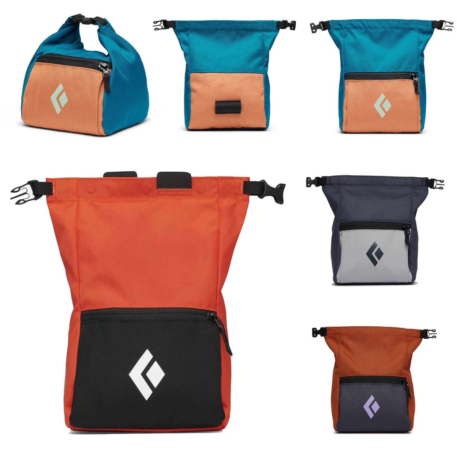

Be suitable for roll mouth rock climbing bouldering powder bag, new multi-color